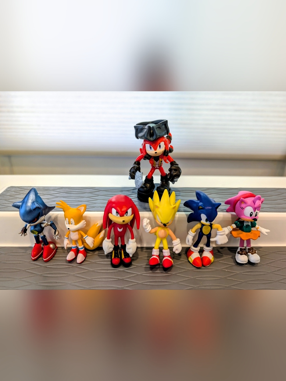 Sonic the Hedgehog All-Star Figure Lot - Metal Sonic, Amy & Super Sonic